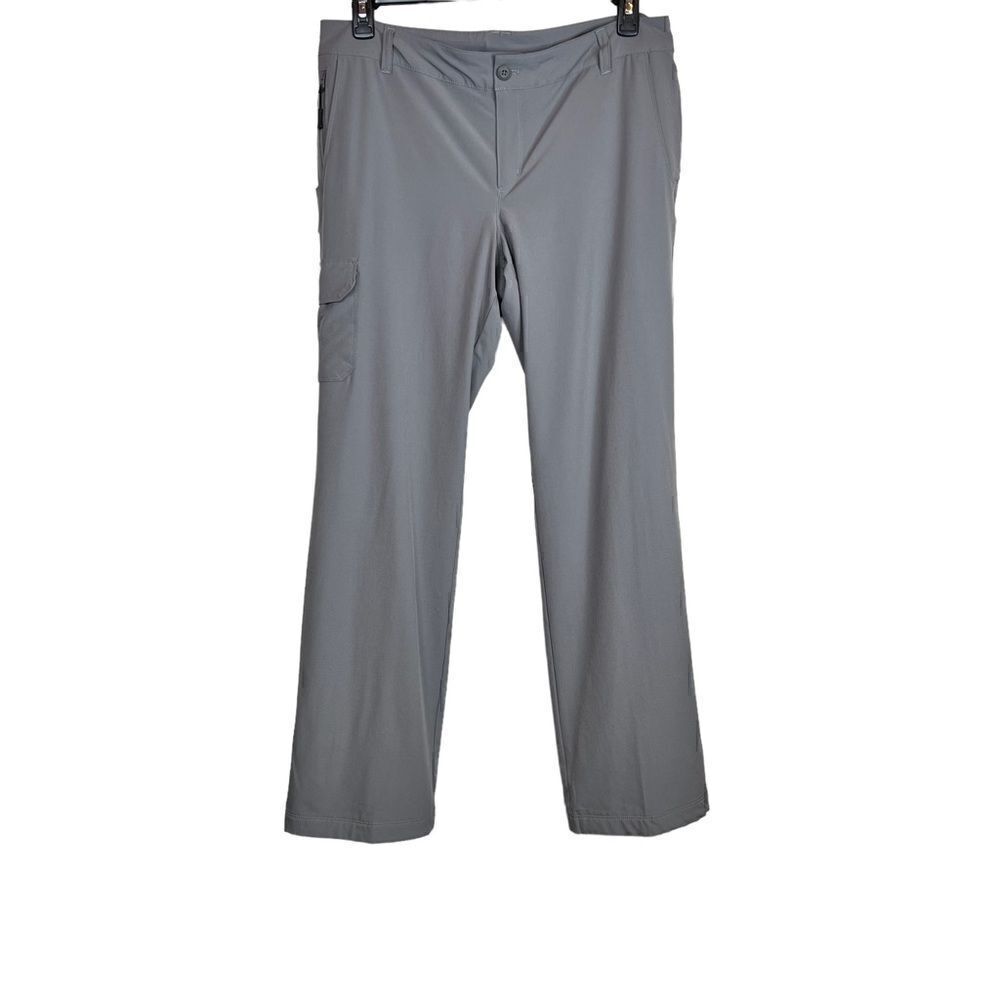 EDDIE BAUER Polar Fleece-Lined Pants in Gray Women's Size 12 = Large